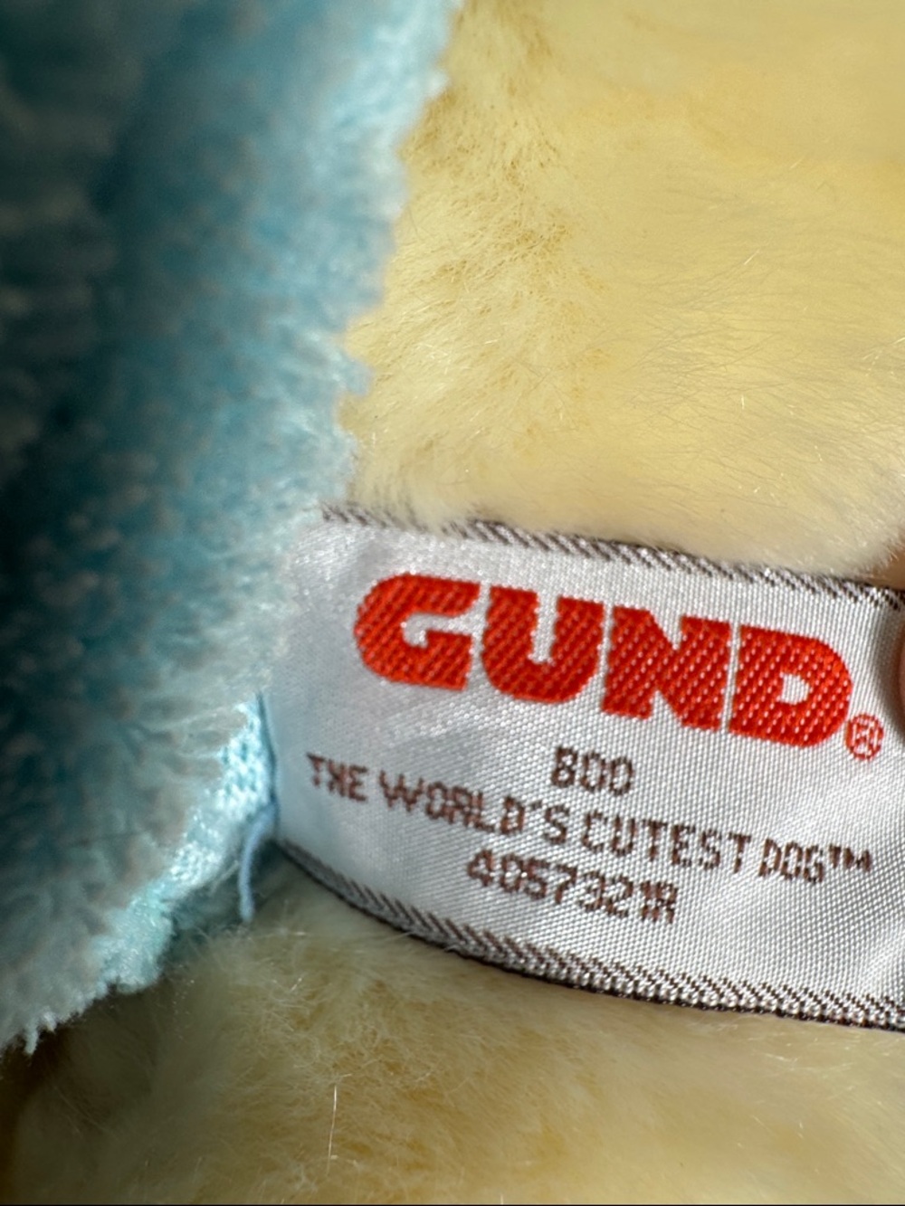 GUND Boo World's Cutest Dog Plush Stuffed Animal Pomeranian unicorn hoodie - Picture 5 of 5